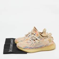 Yeezy x Adidas Multicolor Knit Fabric Boost 350 V2 Mx-Oat Sneakers Size 39 2/3