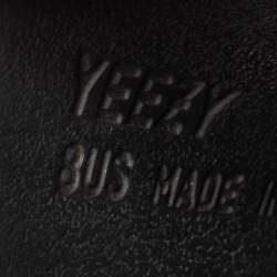 Yeezy x Adidas Black Rubber Dark Onyx Flat Slides Size 40.5