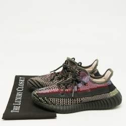 Yeezy x Adidas Multicolor Knit Fabric Boost 350 V2 Yecheil (Non-Reflective) Sneakers Size 39 1/3
