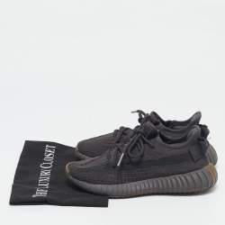 Yeezy x Adidas Black Knit Fabric Boost 350 V2 Cinder Sneakers Size 36 2/3