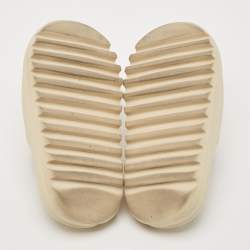 Yeezy x Adidas Cream Rubber Resin Flat Slides Size 38