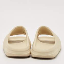 Yeezy x Adidas Cream Rubber Resin Flat Slides Size 38