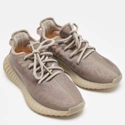 Yeezy x Adidas Beige  Mesh Boost 350 V2 Mono Mist Sneakers Size 38