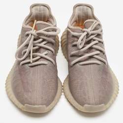 Yeezy x Adidas Beige  Mesh Boost 350 V2 Mono Mist Sneakers Size 38
