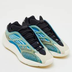 Yeezy x Adidas Blue/White Knit Fabric Yeezy 700 V3 Arzareth Sneakers Size 38