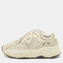 Yeezy x Adidas Cream Suede and Mesh Boost 700 Analog Sneakers Size 38 2/3