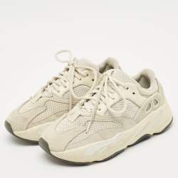 Yeezy x Adidas Cream Suede and Mesh Boost 700 Analog Sneakers Size 38 2/3
