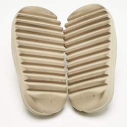 Yeezy x Adidas Cream Rubber Resin Flat Slides Size 39
