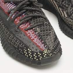 Yeezy x Adidas Black Knit Fabric Boost 350 V2 Yecheil Sneakers Size 40