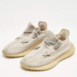 Yeezy x Adidas Pink Knit Fabric Boost 350 V2 Synth Non Reflective Sneakers Size 39 1/3