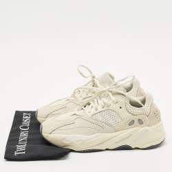 Yeezy x Adidas Cream Suede and Mesh Boost 700 Analog Sneakers Size 39 1/3