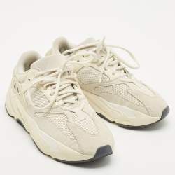 Yeezy x Adidas Cream Suede and Mesh Boost 700 Analog Sneakers Size 39 1/3