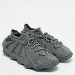 Yeezy x Adidas Grey Knit Fabric 450 Sneakers Size 40