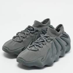 Yeezy x Adidas Grey Knit Fabric 450 Sneakers Size 40