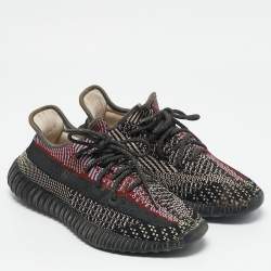 Yeezy x Adidas Multicolor Knit Fabric Boost 350 V2 Yecheil (Non-Reflective) Sneakers Size 41 1/3