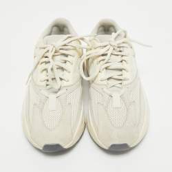 Pre Owned Yeezy x Adidas Cream Suede and Mesh Boost 700 Analog Sneakers Size 38 2/3