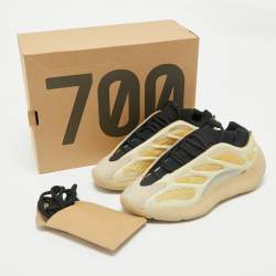 Yeezy x Adidas Yellow Knit Fabric 700 V3 Safflower Sneakers Size 36 2/3