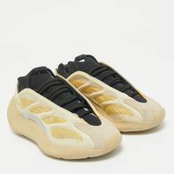 Yeezy x Adidas Yellow Knit Fabric 700 V3 Safflower Sneakers Size 36 2/3