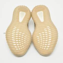 Yeezy x Adidas White Fabric Boost 350 V2 Slate Core Sneakers Size 37 2/3