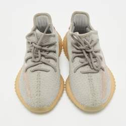 Yeezy x Adidas Grey Knit Fabric Boost 350 V2 True Form Sneakers Size 36 2/3