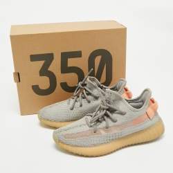 Yeezy x Adidas Grey Knit Fabric Boost 350 V2 True Form Sneakers Size 36 2/3