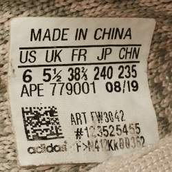 Yeezy x Adidas Cream Knit Fabric Boost 350 V2 Sneakers Size 38.5