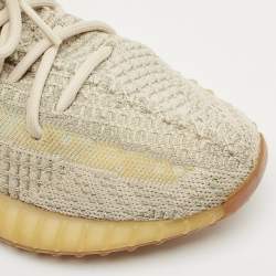 Yeezy x Adidas Cream Knit Fabric Boost 350 V2 Sneakers Size 38.5