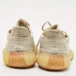 Yeezy x Adidas Cream Knit Fabric Boost 350 V2 Sneakers Size 38.5