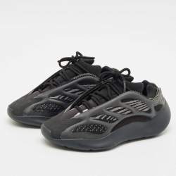 Pre Owned Yeezy x Adidas Black Knit Fabric 700 V3 Alvah Sneakers Size 37 1/3