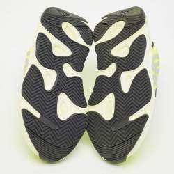 Yeezy x Adidas Neon Yellow/Black Nylon Boost 700 MNVN Phosphor Sneakers Size 38