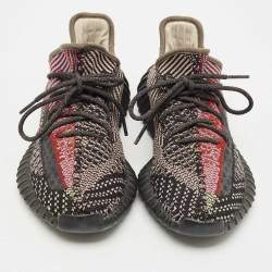 Pre Owned Yeezy x Adidas Multicolor Knit Fabric Boost 350 V2 Yecheil (Non-Reflective) Sneakers Size 42 2/3
