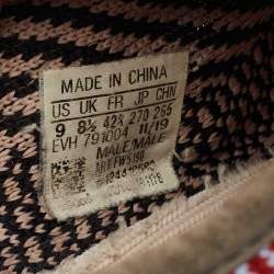 Pre Owned Yeezy x Adidas Multicolor Knit Fabric Boost 350 V2 Yecheil (Non-Reflective) Sneakers Size 42 2/3