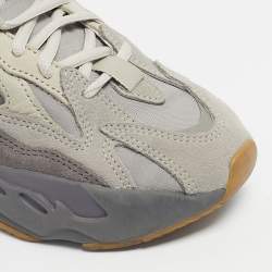 Pre Owned Yeezy x Adidas Grey Suede and Canvas Boost 700 V2 Tephra Sneakers Size 36 2/3