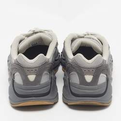Pre Owned Yeezy x Adidas Grey Suede and Canvas Boost 700 V2 Tephra Sneakers Size 36 2/3