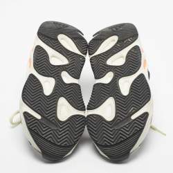 Pre Owned Yeezy x Adidas Multicolor Mesh and Suede Boost 700 Wave Runner Sneakers Size 38