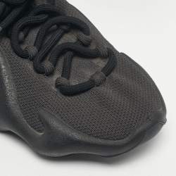 Pre Owned Yeezy x Adidas Black/Brown Mesh and Rubber 450 Lace Up Sneakers Size 38