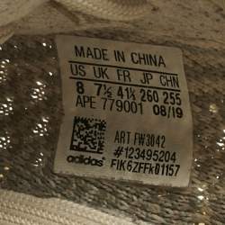 Pre Owned Yeezy x Adidas Pale Green Knit Fabric Boost 350 V2 Citrin (Non-Reflective) Sneakers Size 41 1/3