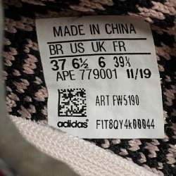 Pre Owned Yeezy x Adidas Boost 350 V2 Yecheil (Non-Reflective) Size 39 1/3 Multicolor Knit Fabric Low Top Sneakers