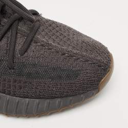 Pre Owned حذاء رياضي ييزي x أديداس بوست 350 V2 قماش تريكو أسود "سيندر" منخفض مقاس 40