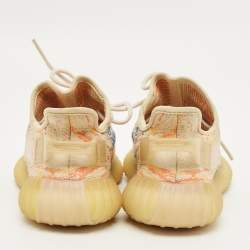 مملوكة مسبقًا Yeezy x Adidas Boost 350 V2 Size 43.5 White Knit Fabric and Net Lace Up Sneakers