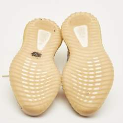 مملوكة مسبقًا Yeezy x Adidas Boost 350 V2 Size 43.5 White Knit Fabric and Net Lace Up Sneakers