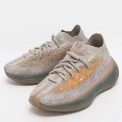 Pre Owned حذاء رياضي ييزي x أديداس بوس 380 "بيبر" تريكو رمادي مقاس 38