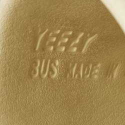 Pre Owned صندل سلايد فلات ييزي x أديداس رزين مطاط أخضر مقاس 40.5