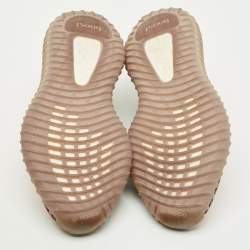 مملوكة مسبقًا حذاء رياضي ييزي x أديداس بيلوغا بوست 350 V2  قماش تريكو رصاصي/ برتقالي مقاس  36 2/3