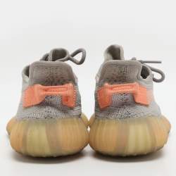 Pre Owned حذاء رياضي ييزي x أديداس بوست 350 في2 قماش تريكو رمادي فورم حقيقي مقاس 36 2/3