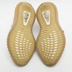 Pre Owned حذاء رياضي ييزي x أديداس بوست 350 في2 قماش تريكو رمادي فورم حقيقي مقاس 36 2/3