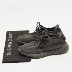 مملوكة مسبقًا حذاء رياضي ييزي x أديداس قماش تريكو رمادي بوست 350 V2 سيندر مقاس 39.5