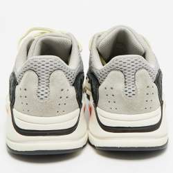 Pre Owned Yeezy x Adidas Boost 700 Size 38.5 Multicolor Leather, Mesh and Suede Wave Runner Low Top Sneakers