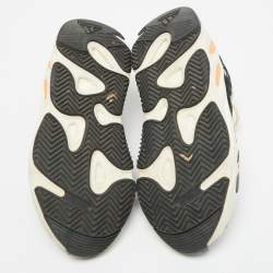 Pre Owned Yeezy x Adidas Boost 700 Size 38.5 Multicolor Leather, Mesh and Suede Wave Runner Low Top Sneakers