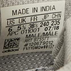 Pre Owned Yeezy x Adidas Boost 700 Size 38.5 Multicolor Leather, Mesh and Suede Wave Runner Low Top Sneakers